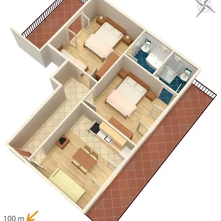 Apartman By The Sea Baska Voda, Makarska - 2608 Baska Voda